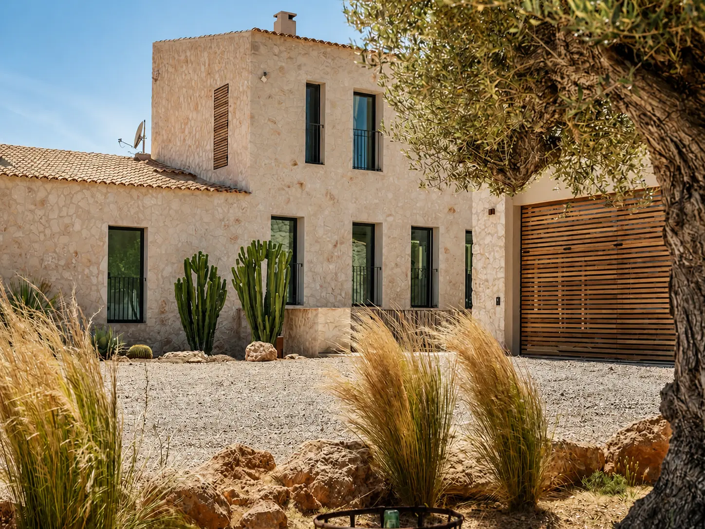 Sant Blai — natural stone facade